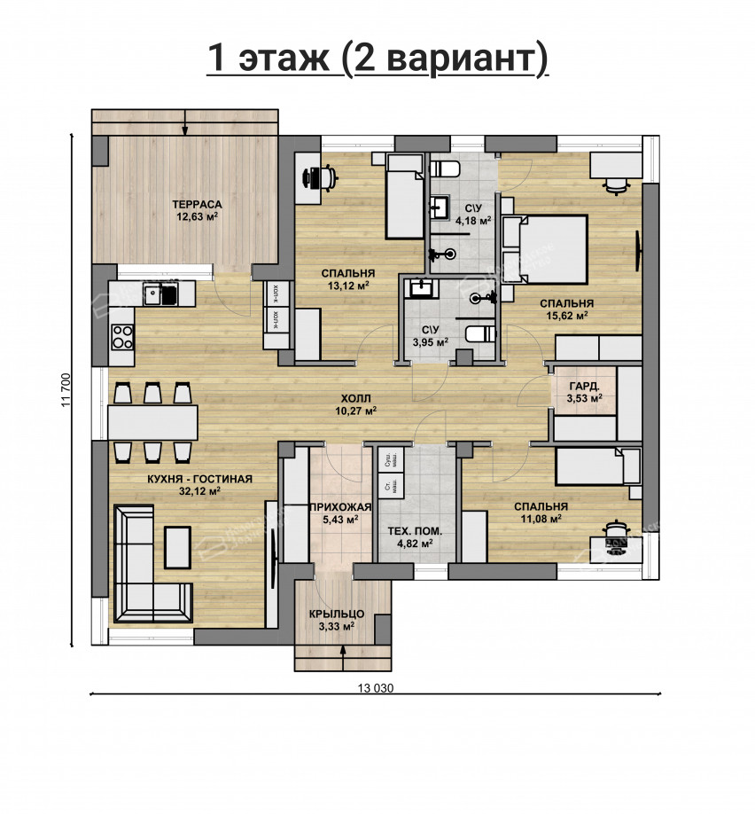 Дом из камня VZ-774